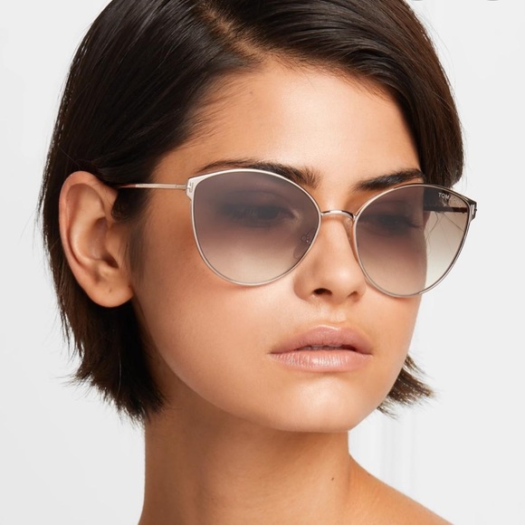 Tom Ford Accessories - Tom Ford Zeila Gradient Cat Eye Sunglasses